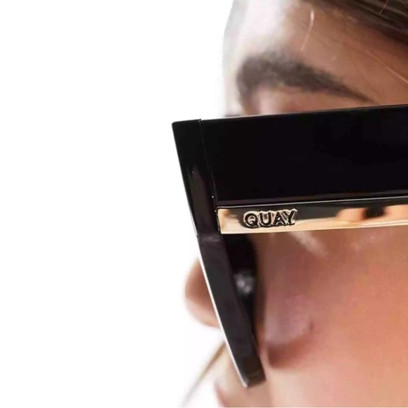 NWT Quay Australia By The Way Oversized Square Sunglasses Black - Picture 3 of 7